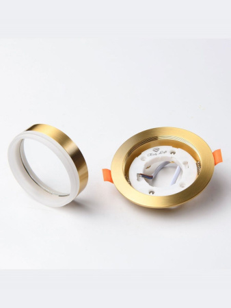 Фото Светильник потолочный встраиваемый Kristy Light KL8817GD GX53 влагозащитный