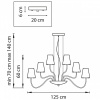 Фото Подвесная люстра Lightstar Diafano 758212