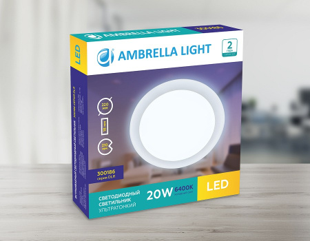 Открыть Встраиваемый светильник Ambrella Light DLR 300186 Фото Встраиваемый светильник Ambrella Light DLR 300186