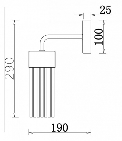 Открыть Бра Freya Esala FR5050WL-01N Фото Бра Freya Esala FR5050WL-01N