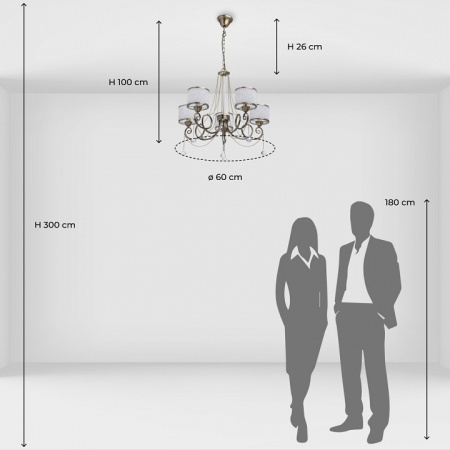 Фото Подвесная люстра MW-Light Моника 11 372013405