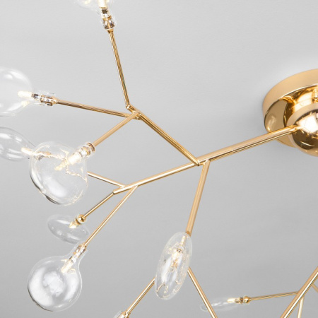 Открыть Потолочная люстра Bogate's Lamella 566 золото Фото Потолочная люстра Bogate's Lamella 566 золото