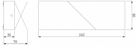 Фото Накладной светильник Elektrostandard Snip a055428