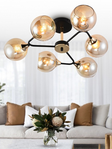 Фото Люстра на штанге Rivoli Alison Б0055386