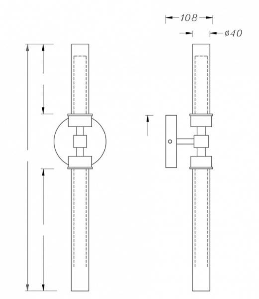 Открыть Бра Maytoni Stelo MOD116WL-L7B3K Фото Бра Maytoni Stelo MOD116WL-L7B3K