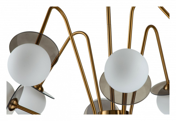 Фото Люстра на штанге Indigo Jazz 11020/8R Brass