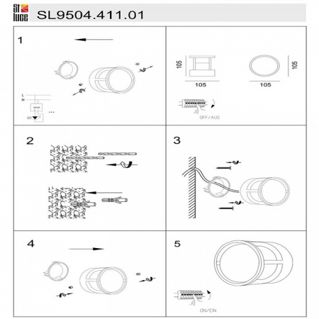 Фото Накладной светильник ST-Luce Alceno SL9504.411.01