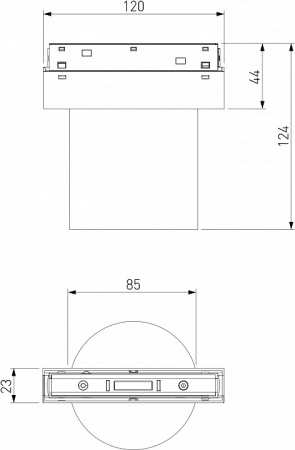 Фото Накладной светильник Elektrostandard Slim Magnetic a063494