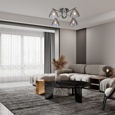 Фото Потолочная люстра Escada Adonis 659/4PL Black