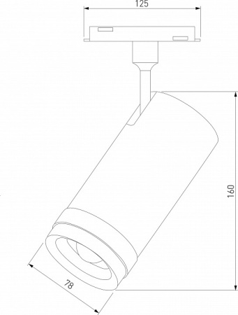 Фото Светильник на штанге Elektrostandard Slim Magnetic a062819