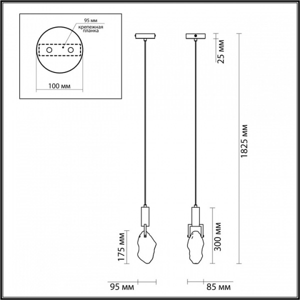 Фото Подвесной светильник Odeon Light Lia 4372/5L