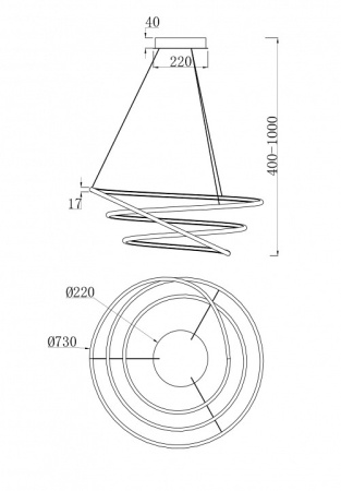 Фото Подвесной светильник Maytoni Nola MOD100PL-L88W