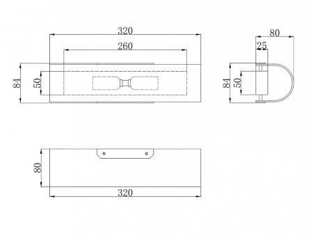 Фото Накладной светильник Maytoni Gioia P011WL-02G