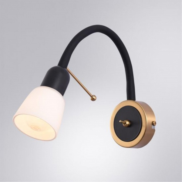 Фото Бра Arte Lamp Lettura A7009AP-1BK