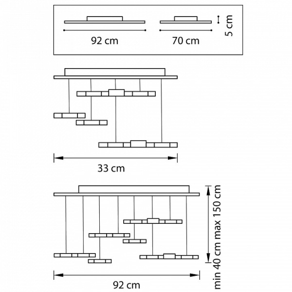 Фото Подвесной светильник Lightstar Favo LED 750262