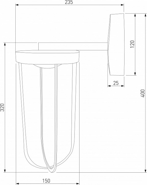 Фото Светильник на штанге Elektrostandard Ritz Ritz (35183/D) черный