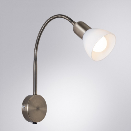 Открыть Бра Arte Lamp Falena A3116AP-1AB Фото Бра Arte Lamp Falena A3116AP-1AB