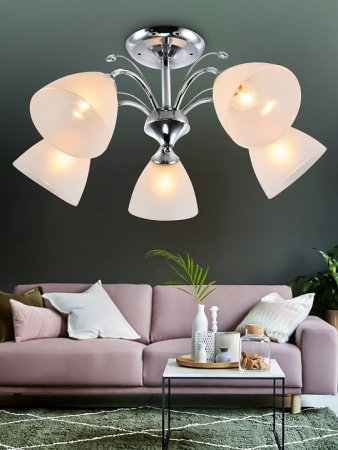 Фото Люстра на штанге Rivoli Liselotte Б0051989