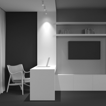 Фото Накладной светильник Maytoni Focus S C052CL-01W