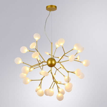 Открыть Подвесная люстра Arte Lamp Candy A7274SP-36GO Фото Подвесная люстра Arte Lamp Candy A7274SP-36GO