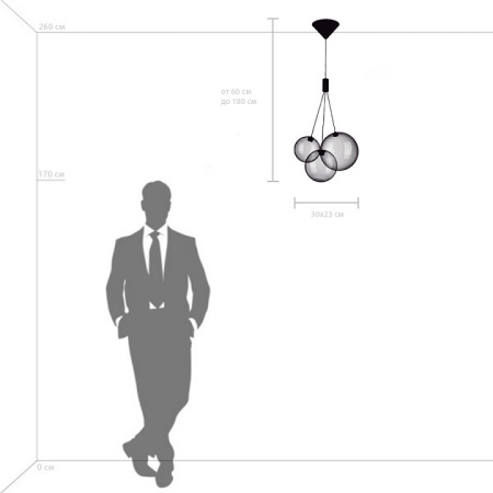 Фото Подвесная люстра Lightstar Sferetta 801030