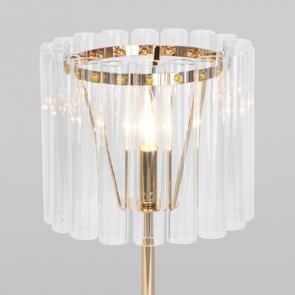 Открыть Настольная лампа декоративная Bogate's Flamel 01116/1 золото Фото Настольная лампа декоративная Bogate's Flamel 01116/1 золото