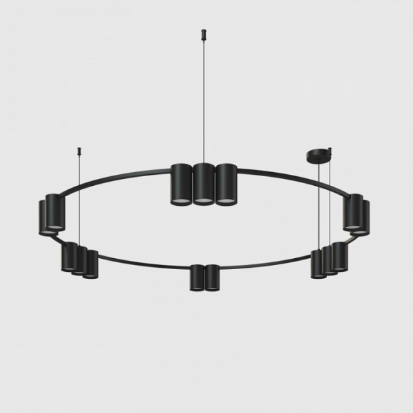 Открыть Подвесная люстра Denkirs Orbit DK4067-BK Фото Подвесная люстра Denkirs Orbit DK4067-BK