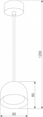 Фото Подвесной светильник Elektrostandard Uno a065698