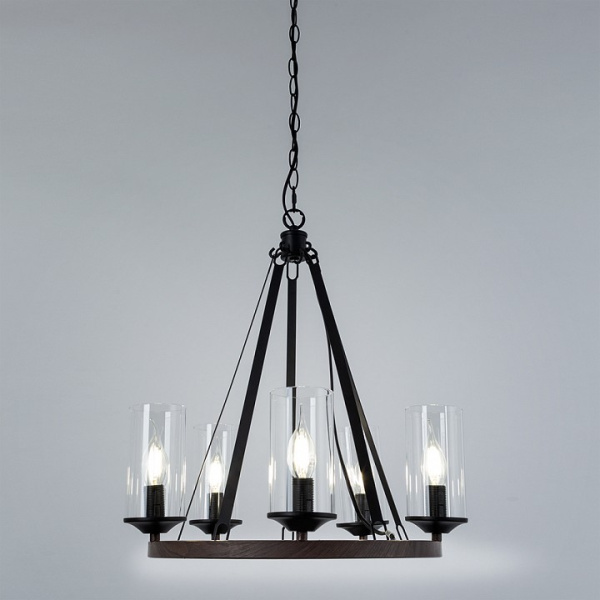 Открыть Подвесная люстра Arte Lamp Dalim A7014SP-5BK Фото Подвесная люстра Arte Lamp Dalim A7014SP-5BK