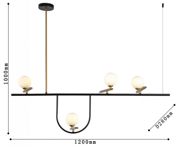 Фото Светильник на штанге F-promo Pouli 4109-4P