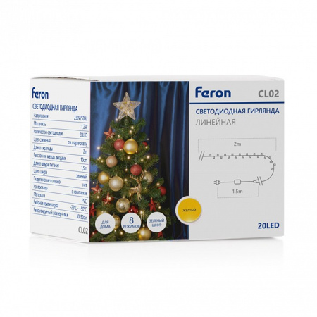 Фото Гирлянда Нить Feron CL02 32288