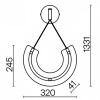 Открыть Подвесной светильник Maytoni Maya P091WL-L18G3K Фото Подвесной светильник Maytoni Maya P091WL-L18G3K