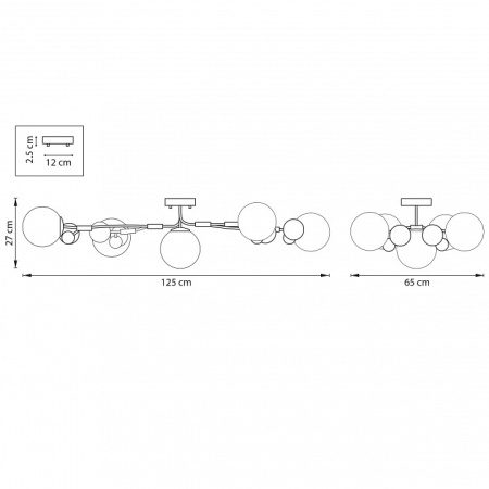 Фото Потолочная люстра Lightstar Croco 815553
