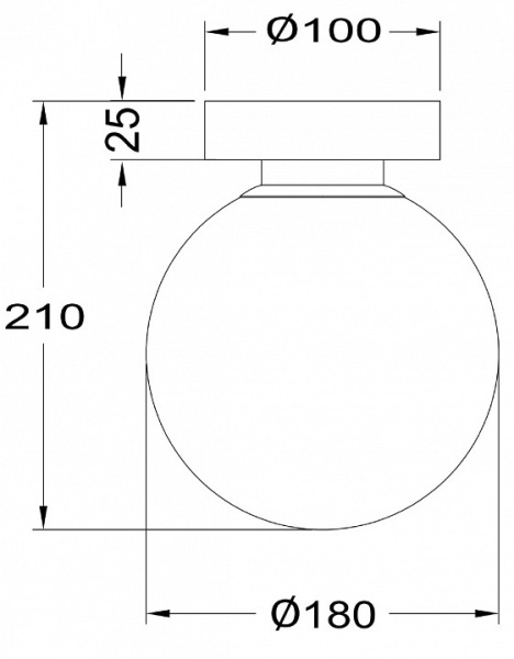Фото Накладной светильник Maytoni Basic form MOD321WL-01G2