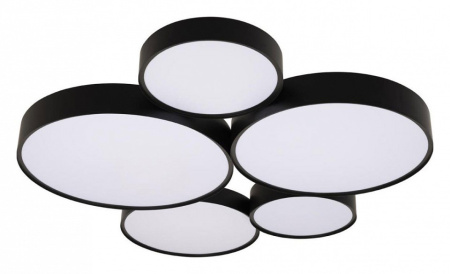 Открыть Потолочная люстра Loft it Drum 10218 Black Фото Потолочная люстра Loft it Drum 10218 Black