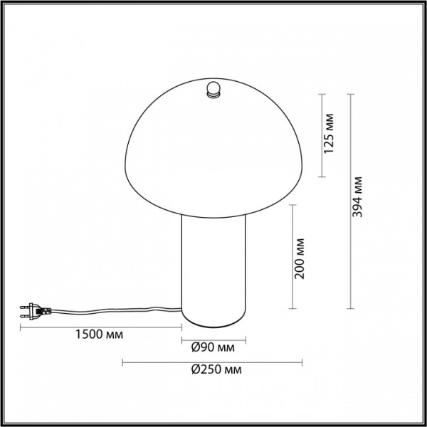 Фото Настольная лампа декоративная Odeon Light Rufina 7088/2T