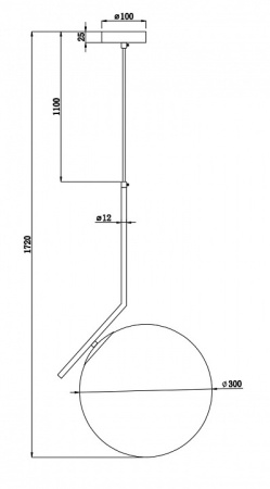 Фото Подвесной светильник Freya Sara FR5130PL-01BS