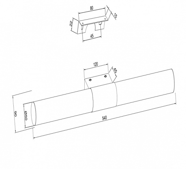 Фото Подсветка для зеркала Maytoni Aurelio MIR001WL-L12CH