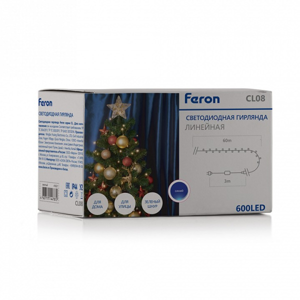 Фото Гирлянда Нить Feron CL08 41621