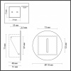 Открыть Встраиваемый светильник Odeon Light Escala 7053/3WL Фото Встраиваемый светильник Odeon Light Escala 7053/3WL