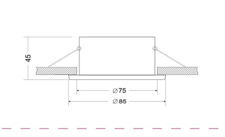 Фото Встраиваемый светильник Maytoni Zoom DL032-2-01W