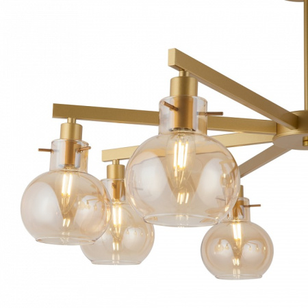 Открыть Люстра на штанге Freya Circle FR5183PL-08G Фото Люстра на штанге Freya Circle FR5183PL-08G