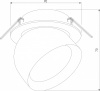 Открыть Встраиваемый светильник Elektrostandard Uno a065454 Фото Встраиваемый светильник Elektrostandard Uno a065454