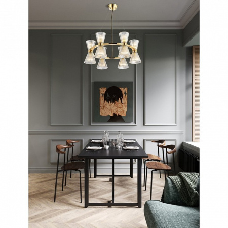 Фото Подвесная люстра Aployt Elinor APL.801.03.12