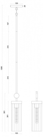 Фото Светильник на штанге Favourite Radiales 3099-1P