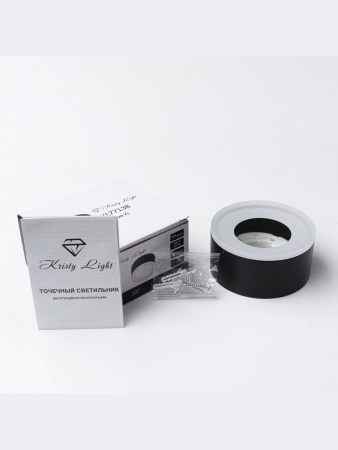 Фото Светильник потолочный накладной Kristy Light KL7713B GX53 черный