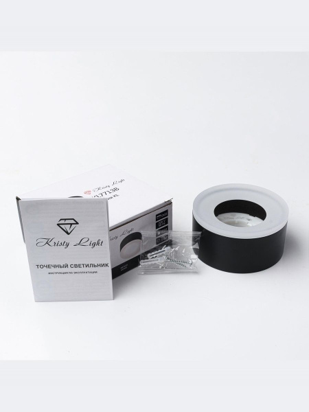 Фото Светильник потолочный накладной Kristy Light KL7713B GX53 черный