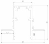 Фото Трек встраиваемый Elektrostandard Slim Magnetic a067505