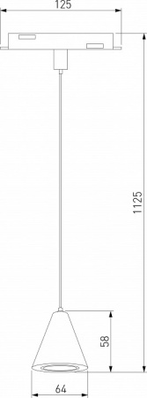 Фото Подвесной светильник Elektrostandard Slim Magnetic a062803