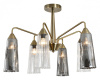 Открыть Люстра на штанге Indigo Campana 13028/6R Brass Фото Люстра на штанге Indigo Campana 13028/6R Brass